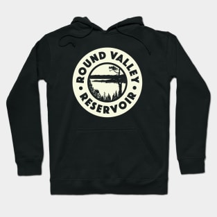 Round Valley Reservoir Vintage Circle Hoodie